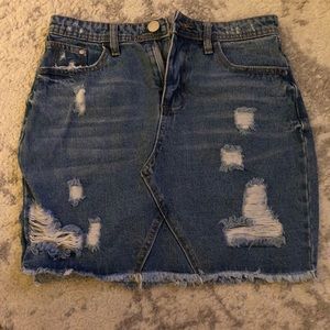 Jean skirt